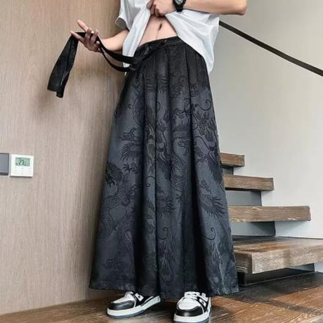 ボトムス メンズ ズボン パンツ ワイドパンツ スラックス ハイウェスト8