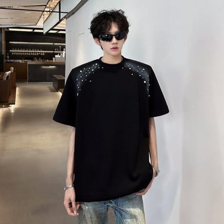 アメリカンレトロ風 Tシャツ 半袖 クルーネック メンズトップス7