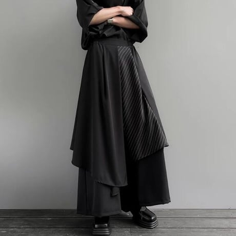 メンズ ボトムス ズボン パンツ ワイドパンツ  暗黒系21
