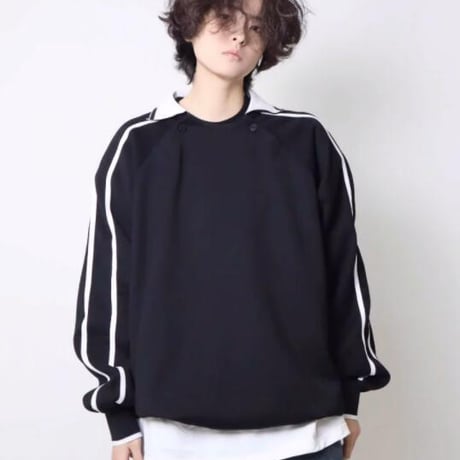 春秋 トップス ユニセックス トレーナー スウェット ブラウス 開襟 #6