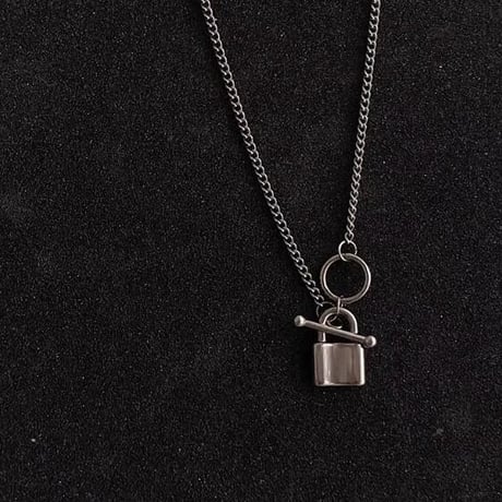 メンズ ネックレス アクセサリー 錠 ファッション