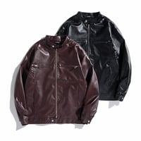 アメリカン風 ジャケット PU  アウター ライダースジャケット 春秋 メンズ31