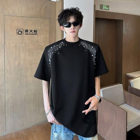 アメリカンレトロ風 Tシャツ 半袖 クルーネック メンズトップス7