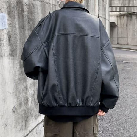 秋冬 メンズ トップス ジャケット  アウター 上着  革ジャン レザージャケットット