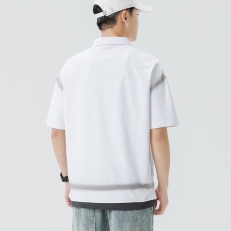 トップス Tシャツ 半袖 ブラウス ポロシャツ レイヤード #38 | FRY