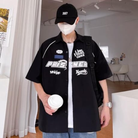 夏物 トップス メンズ シャツ  半袖 カジュアルシャツ