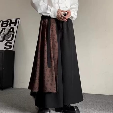 メンズ ボトムス ズボン パンツ ワイドパンツ  暗黒系22