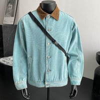 トップス ジャケット アウター デニム Gジャン メンズ 秋物22
