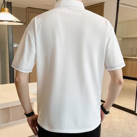 Tシャツ ポロシャツ 半袖 ブラウス ポロシャツ メンズ35