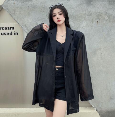 シャツ 長袖 ユニセックス アウター シースルー | FRYメンズファッション