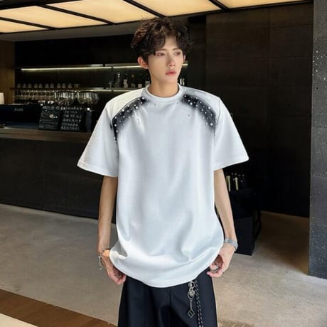 アメリカンレトロ風 Tシャツ 半袖 クルーネック メンズトップス7