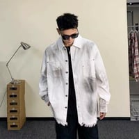 メンズ トップス シャツ カジュアルシャツ デニム ジャケット  アウター #5