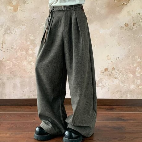 ボトムス ズボン パンツ ワイドパンツ スラックス メンズ21