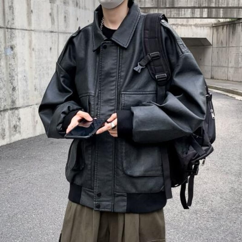 ジャケット・アウター 7x7 LEATHER BIG SHIRT BLOUSON sizeS ジャケット・アウター 7x7 LEATHER BIG SHIRT BLOUSON sizeS 7x7