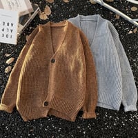 秋冬トップス ニット セーター カーディガン Ｖネック  メンズ39