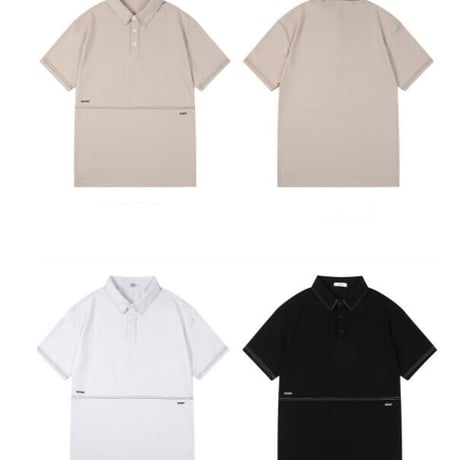 Tシャツ ポロシャツ 半袖 ブラウス ポロシャツ メンズ35