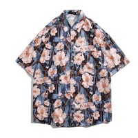シャツ カジュアルシャツ 半袖 プリント アロハシャツ メンズトップス17