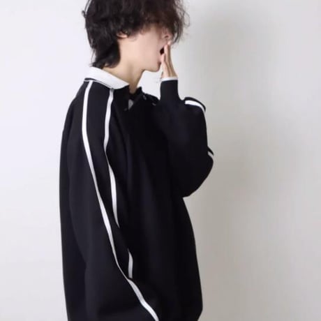 春秋 トップス ユニセックス トレーナー スウェット ブラウス 開襟 #6