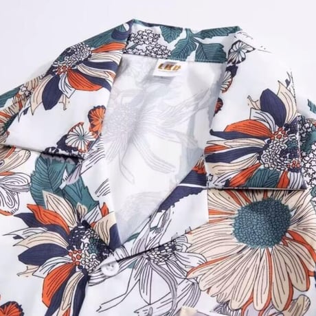 アロハシャツ カジュアルシャツ 半袖 夏 花柄 メンズトップス19