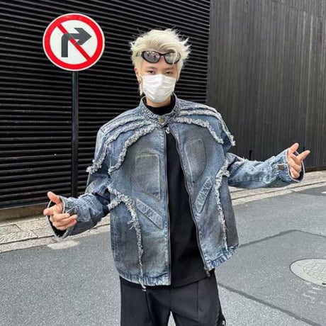 メンズ トップス ジャケット アウター デニム Gジャン デニムジャケット #23