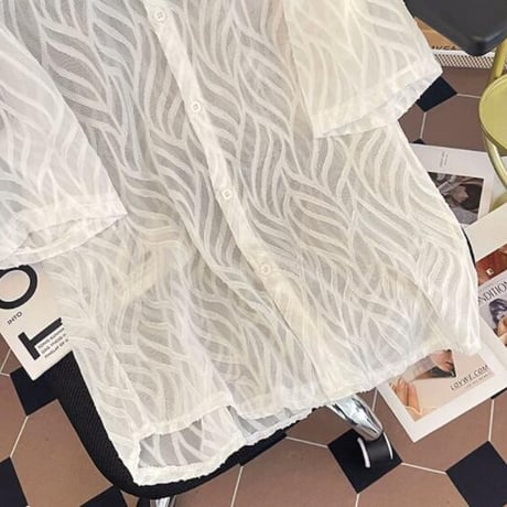 30メンズ トップス シャツ カジュアルシャツ 半袖 夏 シースルー
