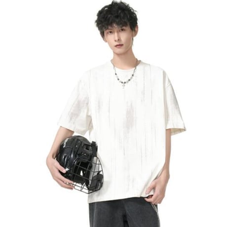 トップス Tシャツ 半袖 ブラウス クルーネック プリント #40