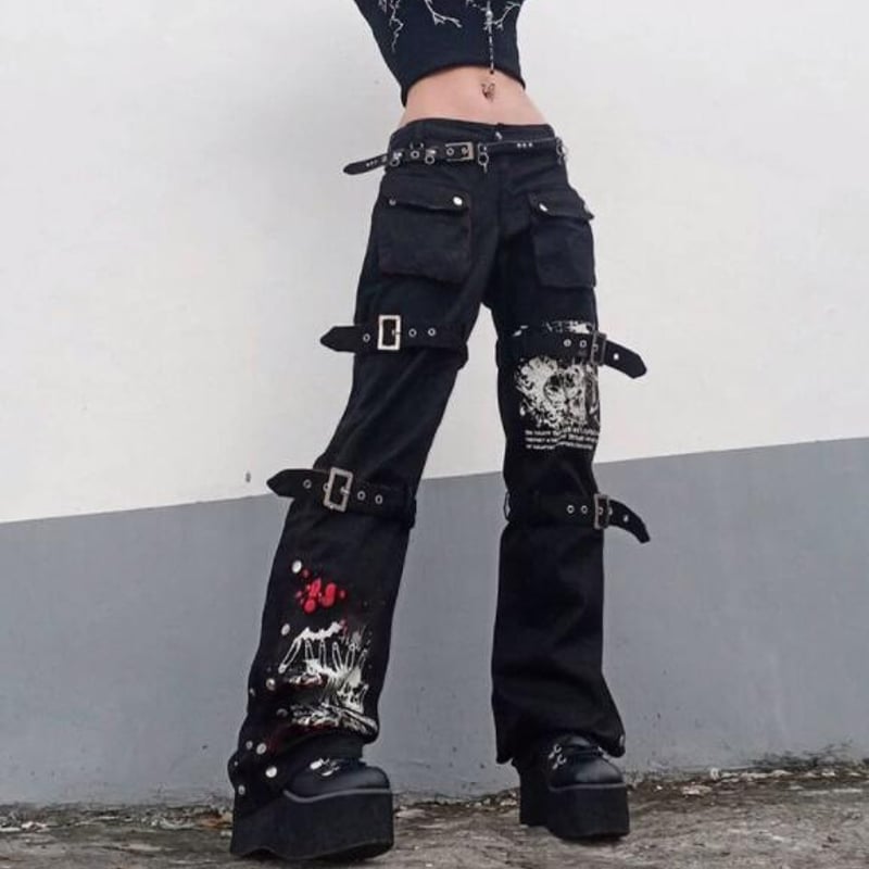 20メンズ ボトムス ズボン パンツ デニム ジーンズ パンク風 ユニ