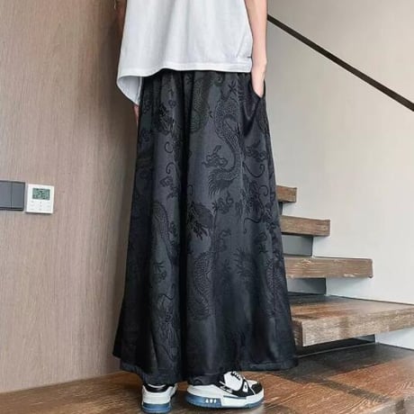 ボトムス メンズ ズボン パンツ ワイドパンツ スラックス ハイウェスト8