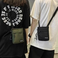 ユニセックス ショルダーバッグ 斜め掛け サコッシュ ミニバッグ 小物入れ