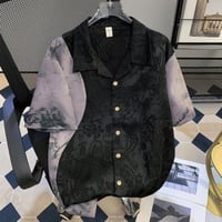 アロハシャツ カジュアルシャツ 半袖 夏 切り替え メンズトップス15