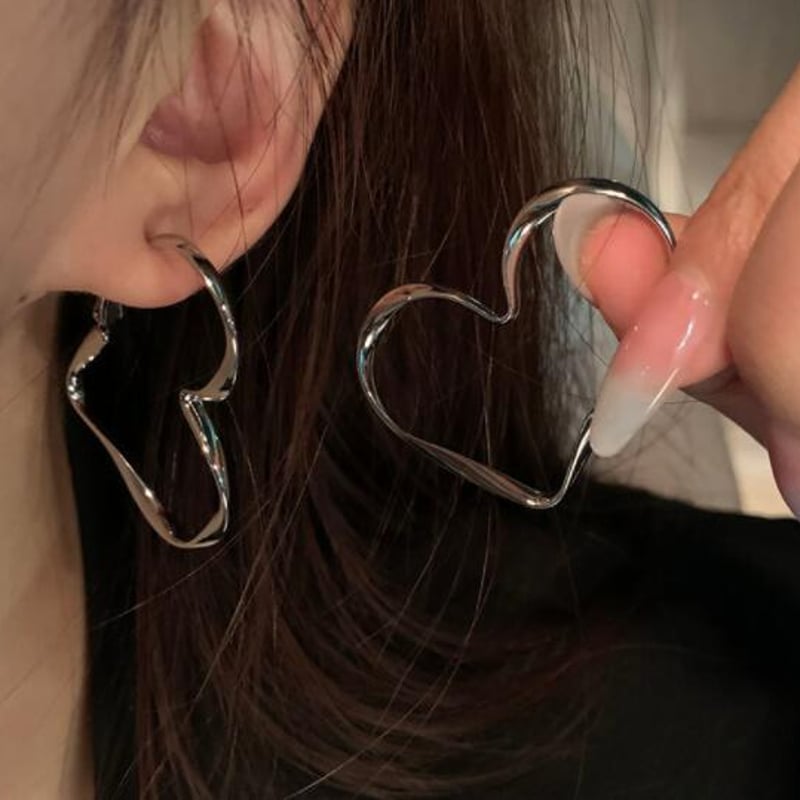 飾り 美少女 ピアス イヤリング アクセサリー 達人 トレンド ハート形 