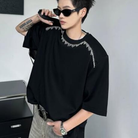 トップス メンズ Tシャツ 半袖 ブラウス #12