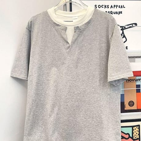 トップス メンズ Tシャツ クルーネック 半袖 アメカジ レイヤード #11