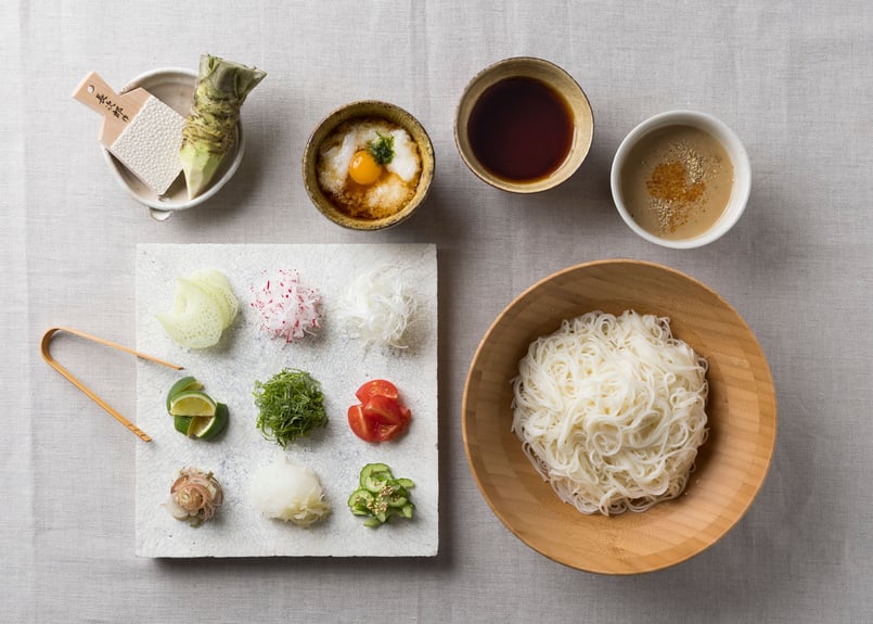 美食麺 900g(50g×18束) 木箱 WR30 | そうめん喜多村オンラインショップ