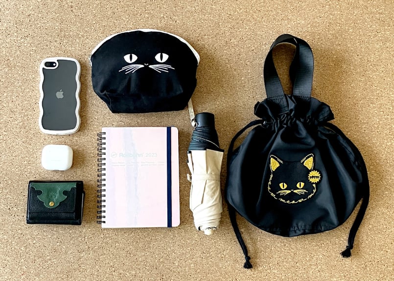 猫face巾着バッグ | rêver