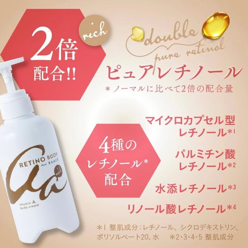 RETINO BODY レチノボディクリーム リッチ 400g | Beauties麻布 STORE
