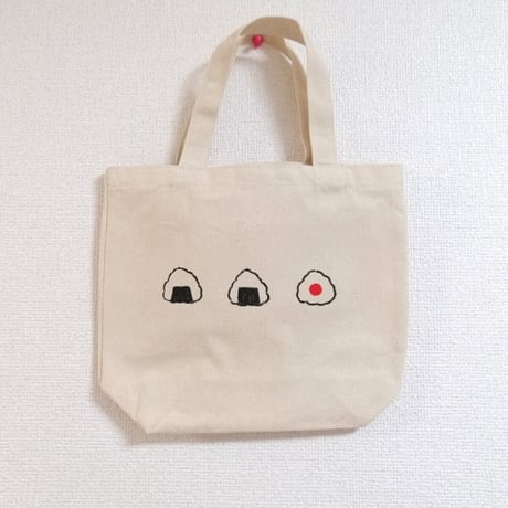 おにぎり柄トートバッグ