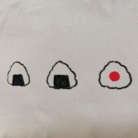 おにぎり柄トートバッグ