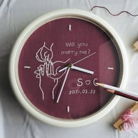 プロポーズ刺繍時計 〜Engage ring〜