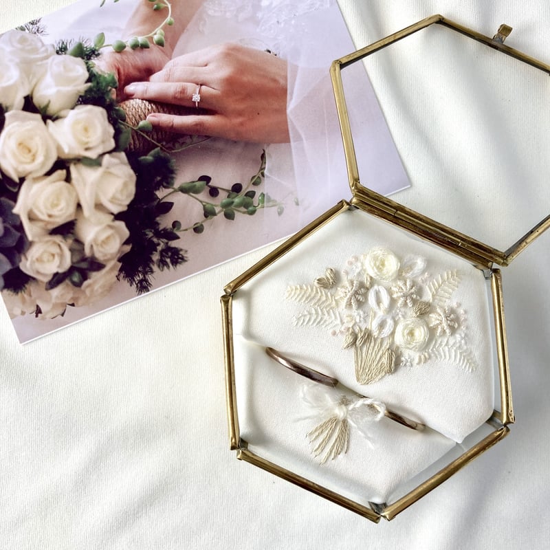 リングピロー№062 ミルキーブーケ | ネルネルテルネ