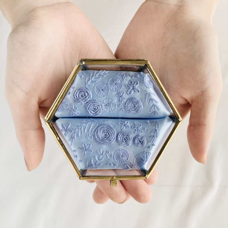 リングピロー№054 ミストブルー | ネルネルテルネ