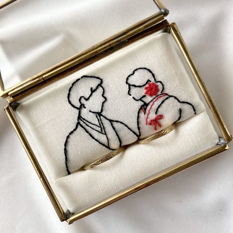 リングピロー№067 見つめ合い