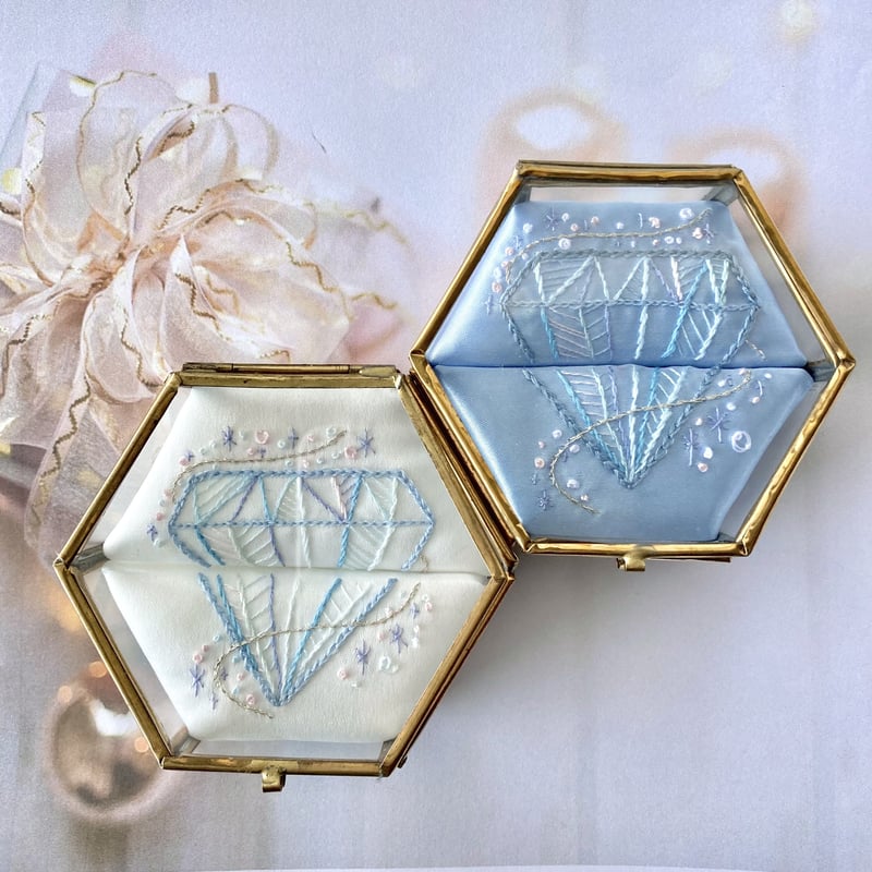 リングピロー№040 クリスタルホワイト | ネルネルテルネ