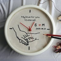 プロポーズ刺繍時計 〜Marriage ring〜