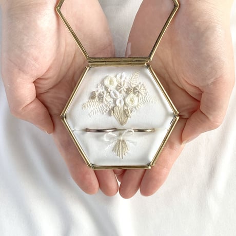 リングピロー№062 ミルキーブーケ