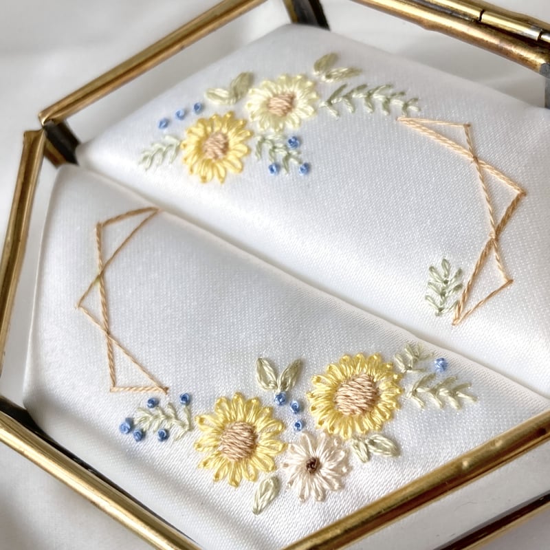 季節限定 ⌘ リングピロー№064 サマーリース ‐向日葵‐ | ネルネルテルネ