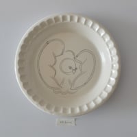 フリル付大皿 / 皆川 明×内田鋼一 コラボ作品