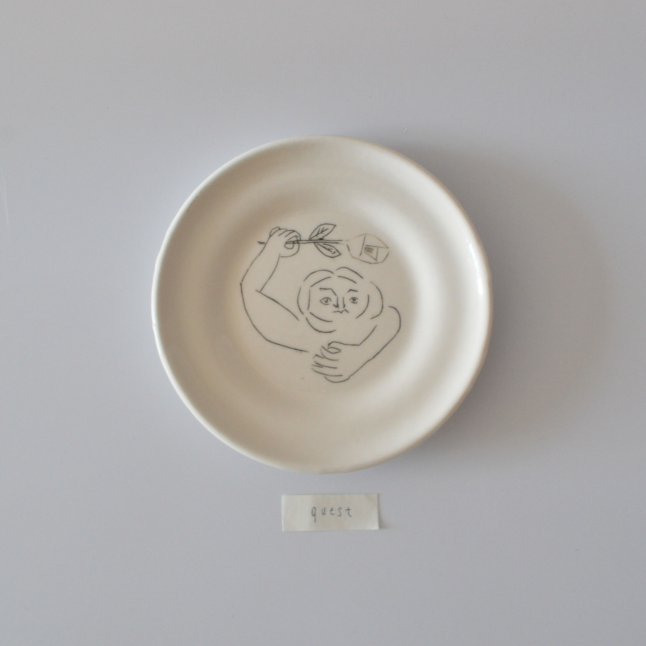 内田鋼一氏作　新品、未使用素敵な皿 六寸皿 / 皆川 明×内田鋼一 コラボ作品 | artmanagement