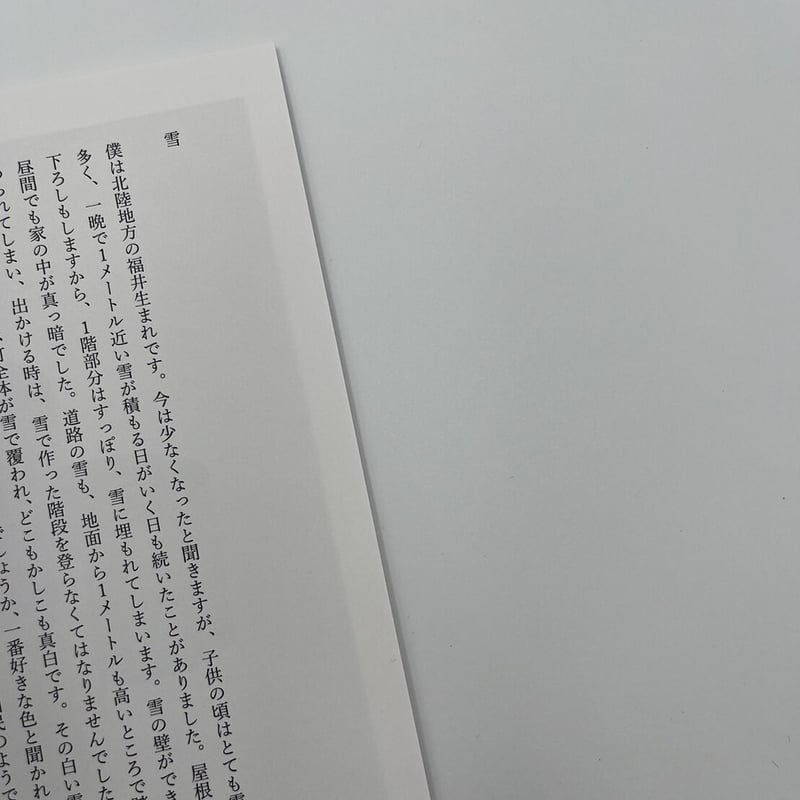 三谷龍二展 冊子『 exhibition.vol.2 余りノ白』 | artmanagement