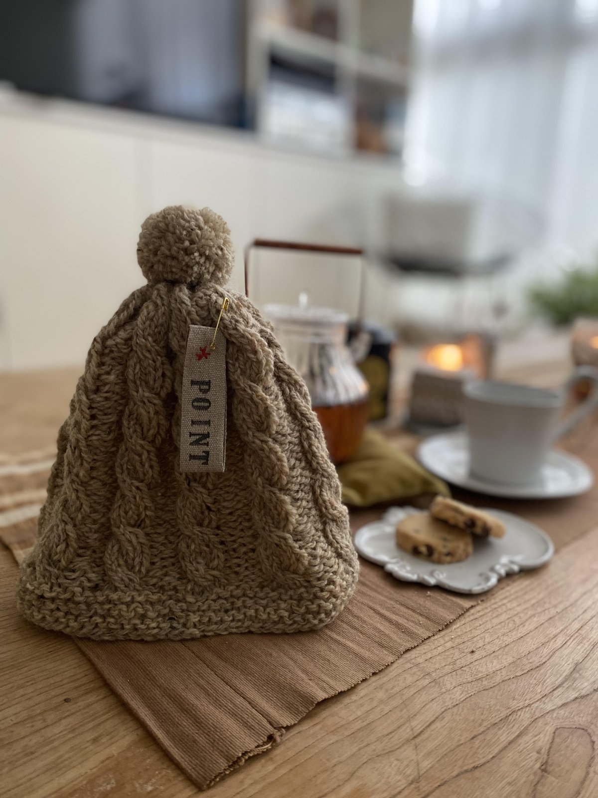 ニードルポイント プチポワン ティーコージー ティーコゼー POINT